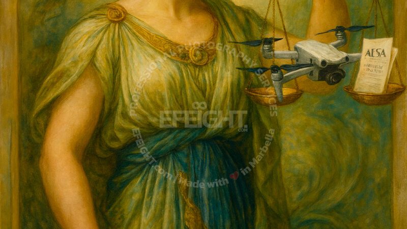 Volar un dron en la Costa del Sol: checklist esencial para realizar fotografía y videografía inmobiliaria. 1 EFEIGHT DOTCOM NORMATIVA DRON